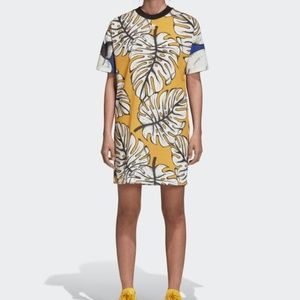 Adidas tee dress multicolor